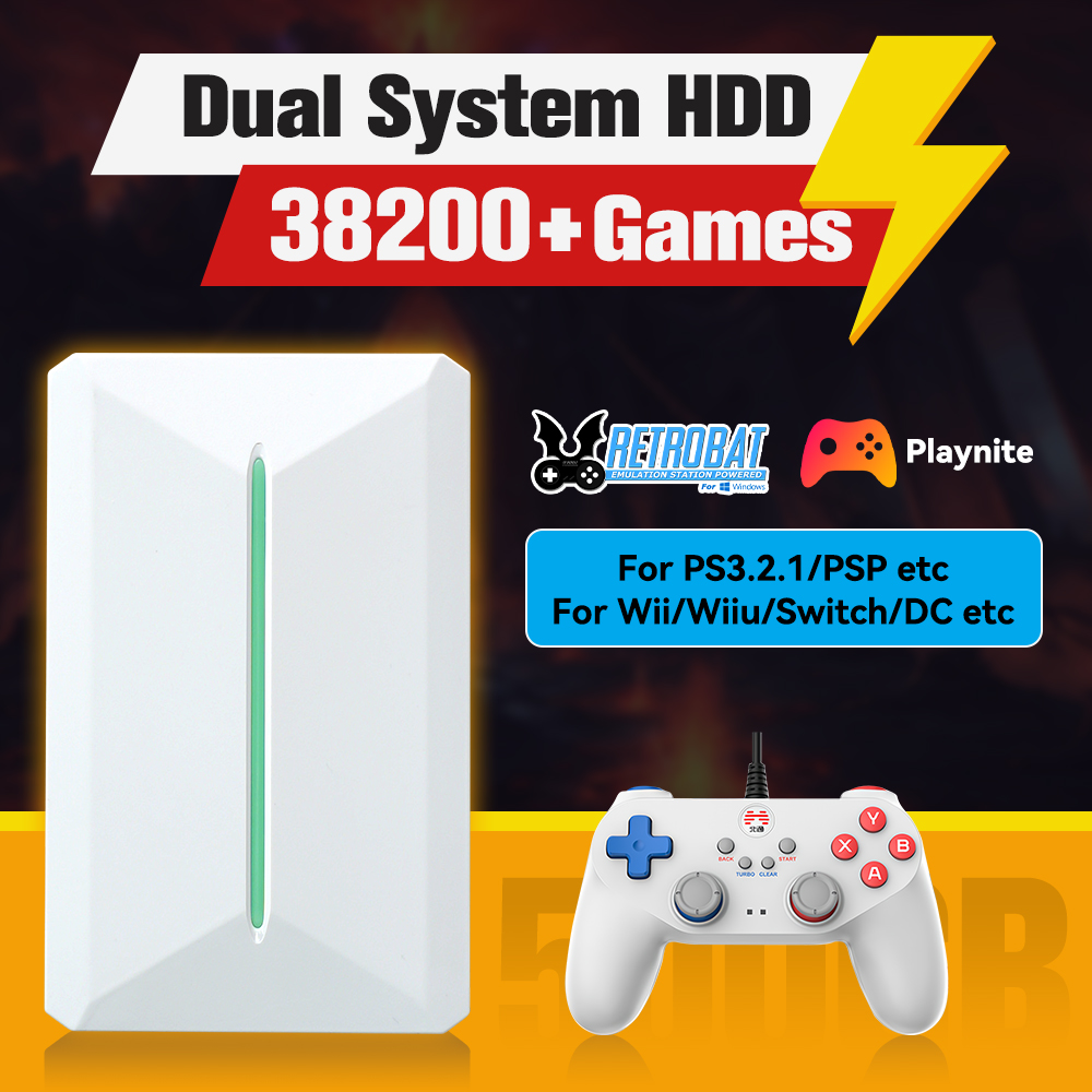 Retro Gaming Kiosk - Retrobat&Playnite 시스템 HDD 레트로 게임 콘솔