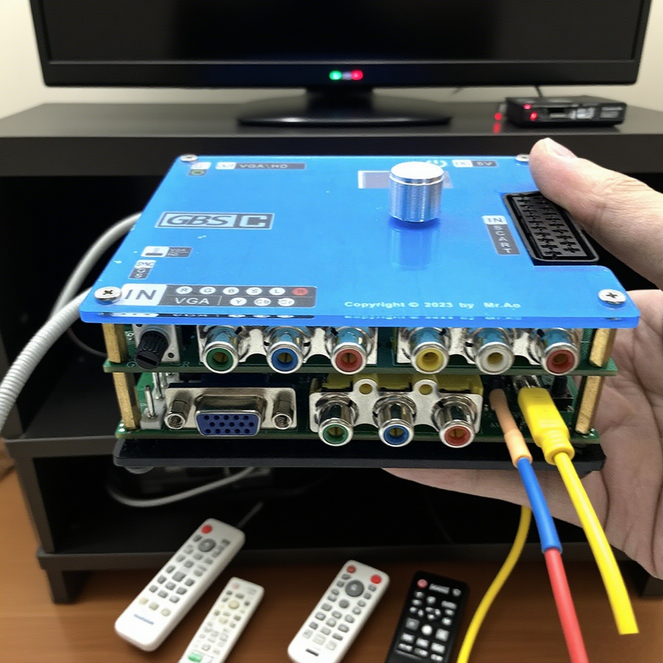 Scart To Hdmi - GBS 제어 비디오 게임 신호 변환기