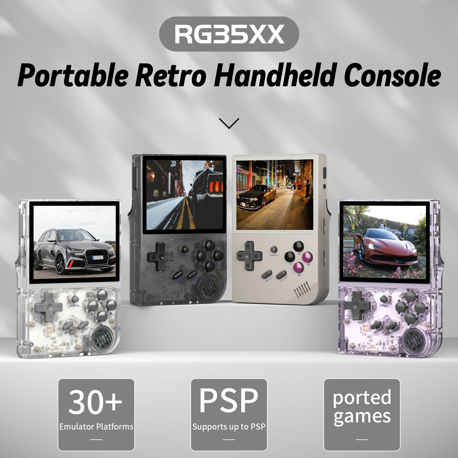 Retro Gaming Kiosk - RG35XX 휴대용 게임 콘솔, 리눅스 시스템,