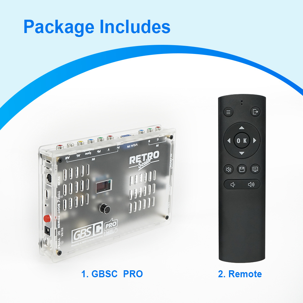 새로운 레트로 게임 GBSC Pro GBS 컨트롤 스카 - Scart To Hdmi 리뷰 및 가격