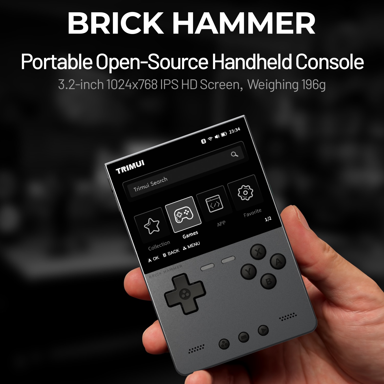 TRIMUI BRICK HAMMER 레트로 휴대용 게임 - Retro Gaming Kiosk 리뷰 및 가격