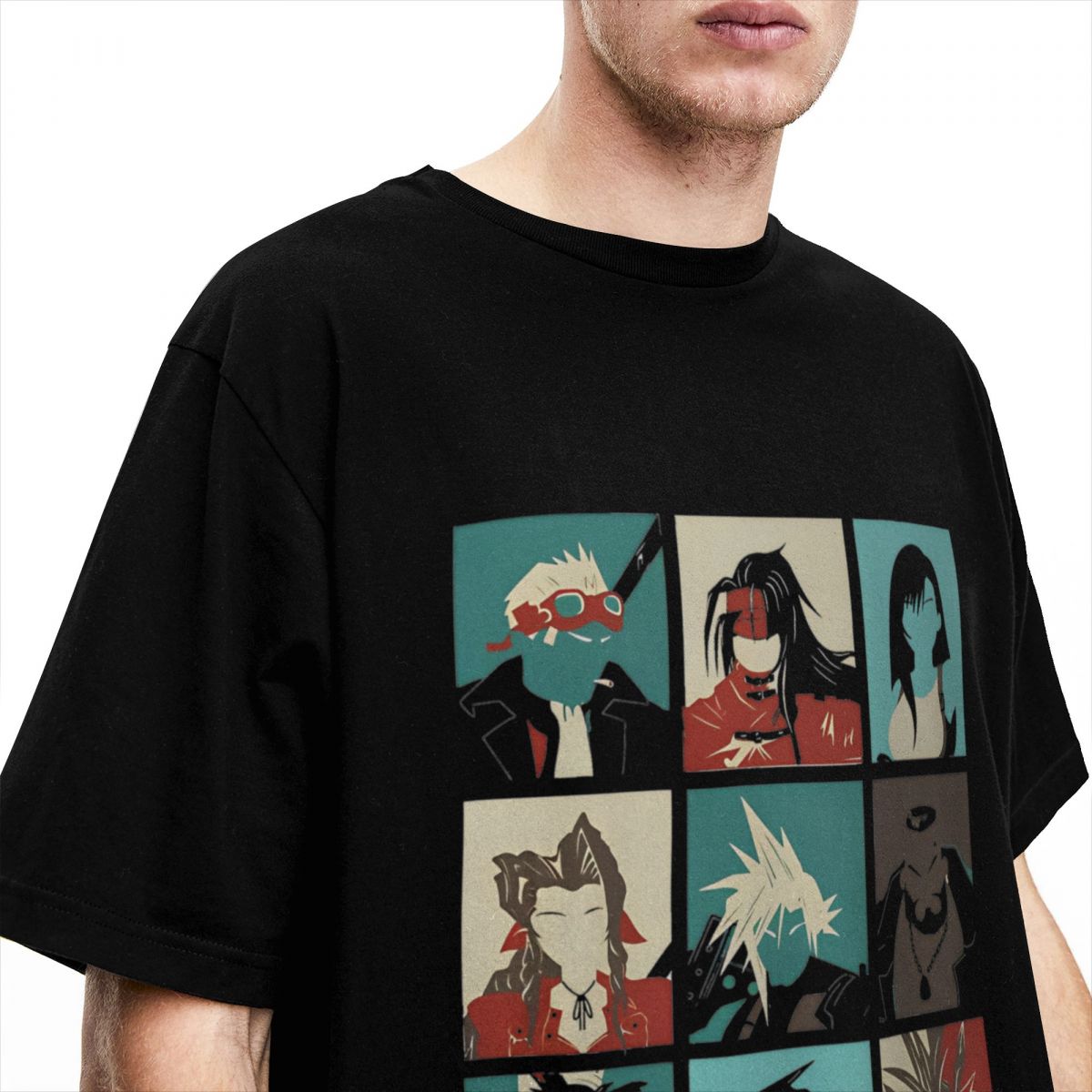 Fantasy Final 7 남성용 게임 포스터 티셔츠 - Retro Gaming T Shirt 리뷰 및 가격